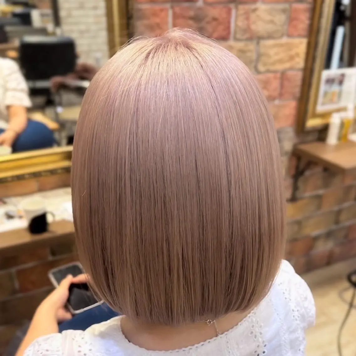 🫧minimo限定🫧カット➕ブリーチありダブルカラー✂️⭐️🎨の写真