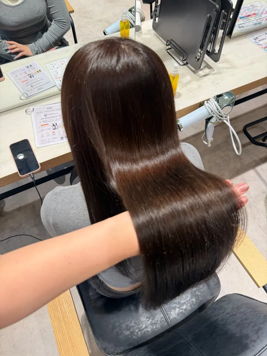 ロング ヘアカラー ハイトーン/ レイヤー/りん💕のヘアスタイル