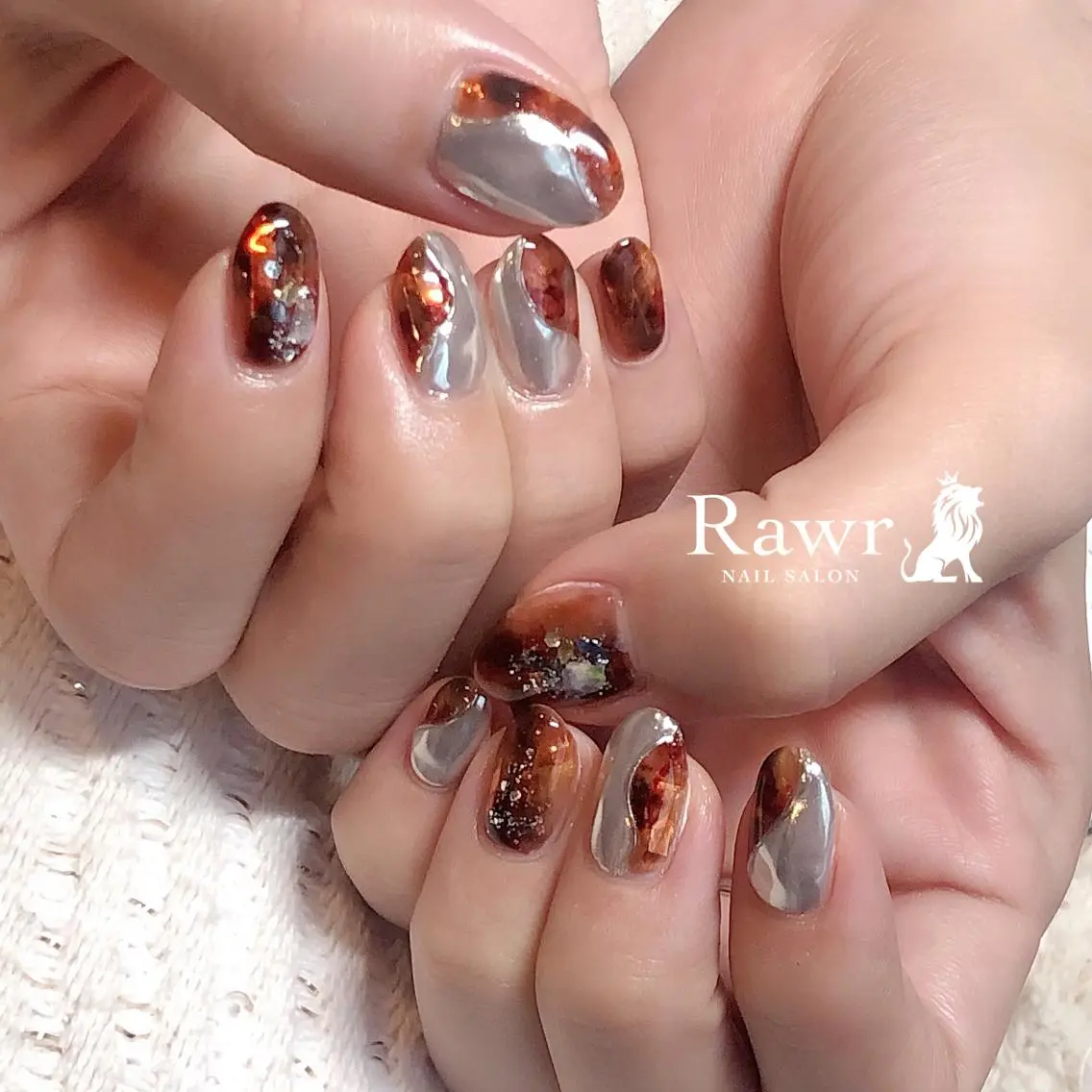ネイル ハンドネイル Rawr / saoriのネイルデザイン