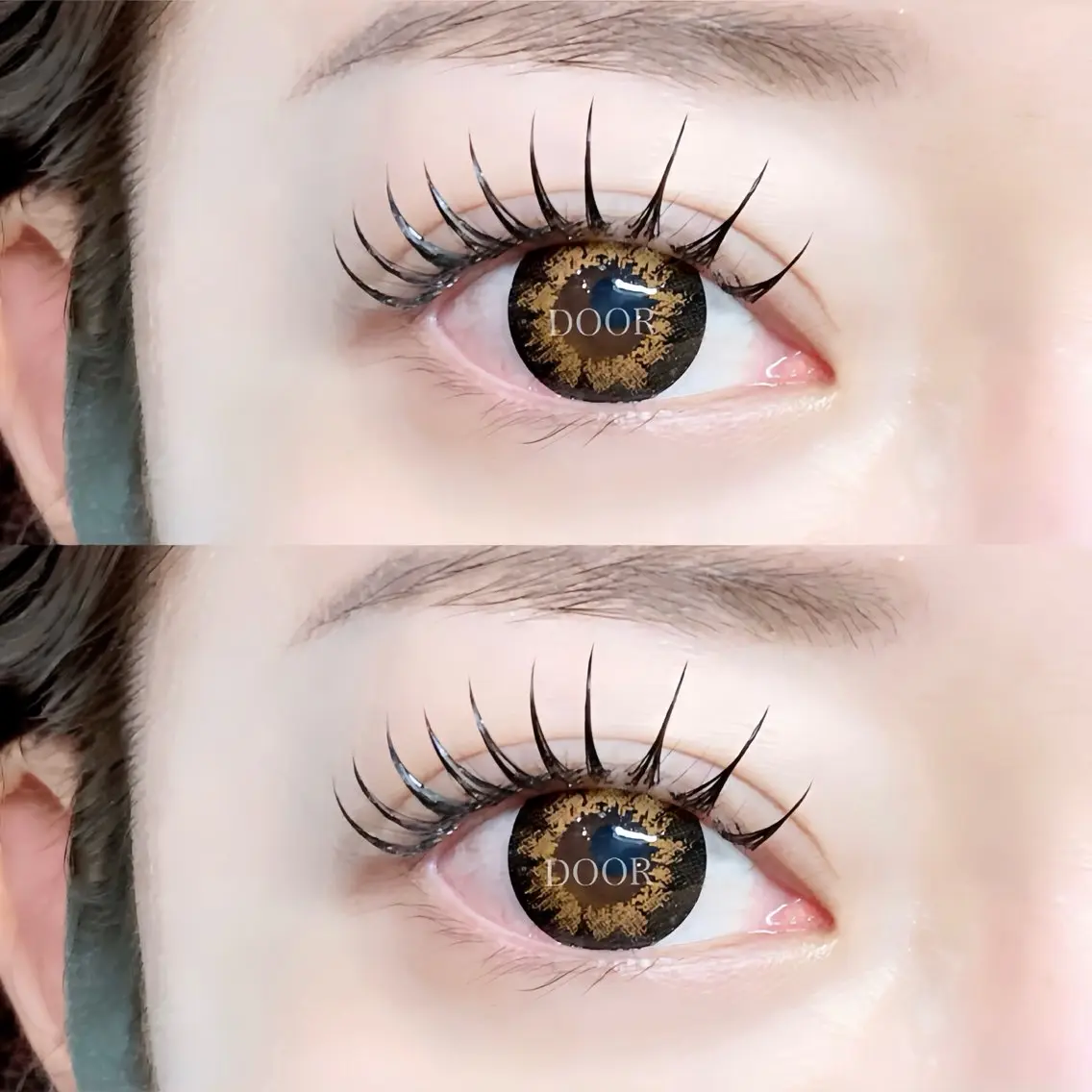 【パリエクメニュー👀🩵】パリジェンヌ➕フラットラッシュ120本➕LED➕アイシャンプー付き🫧 束感仕上げ🩵の写真