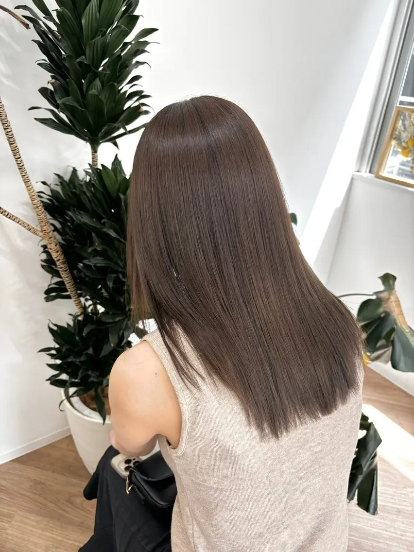 ミディアム カラー ヘアアレンジ HIROKO / 透明感暖色カラー🎀のヘアスタイル