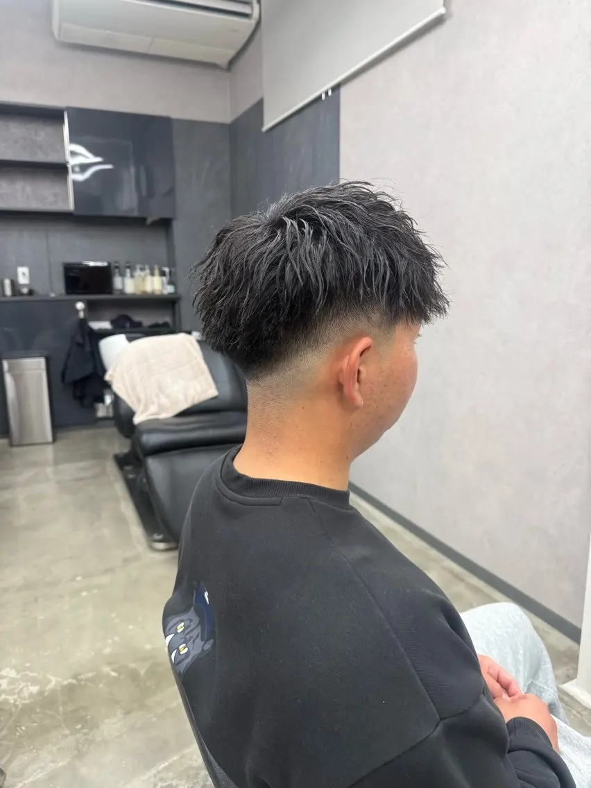 ショート カット LITA hair メンズ専門野上晃生のヘアスタイル