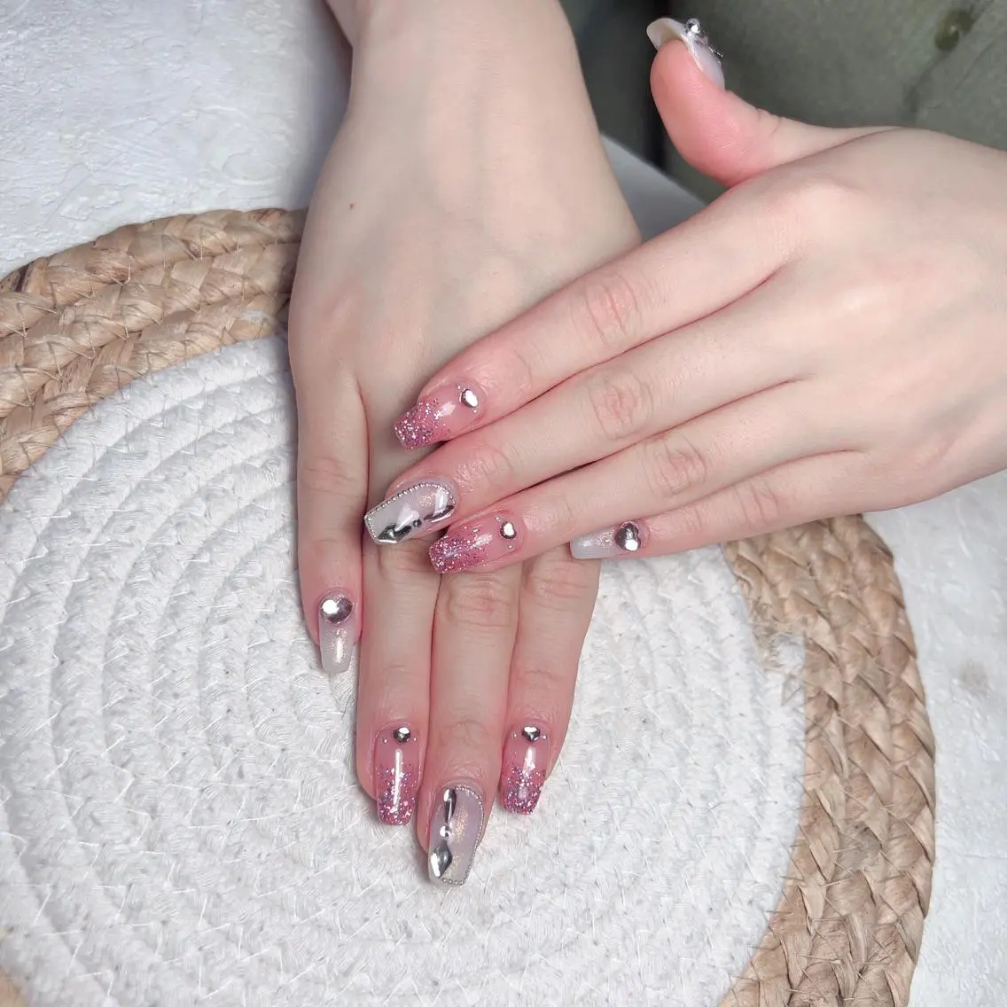 ネイル ハンドネイル M 🌷Nail 長さだし専門店のネイルデザイン