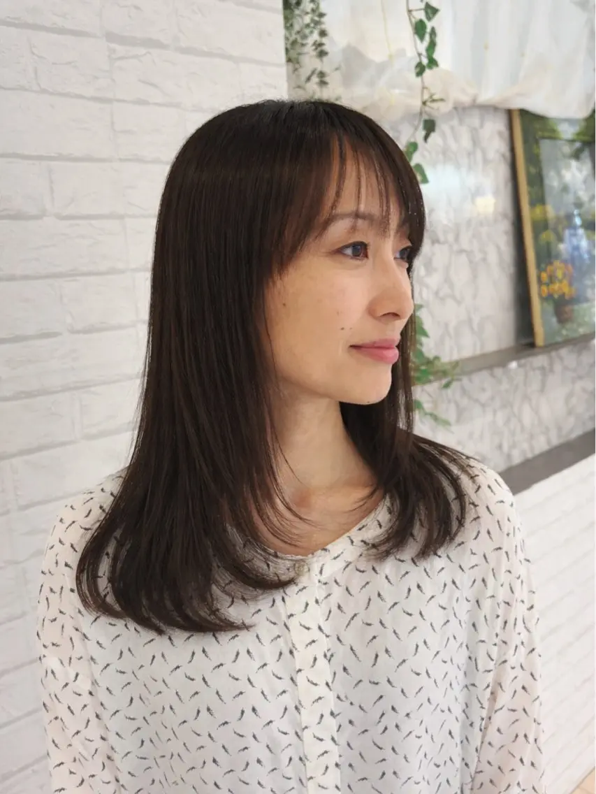 セミロング 丸山 正真のヘアスタイル