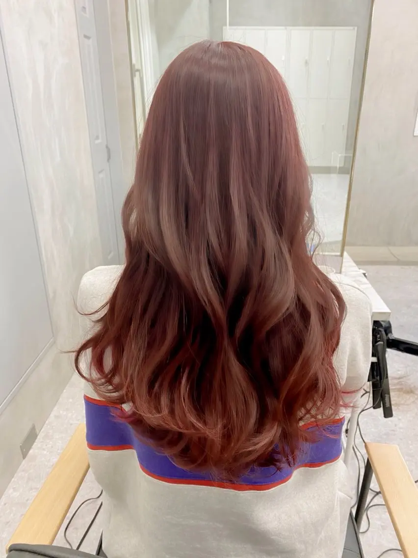 ロング カラー カット ヘアカラー トリートメント 🌈縮毛矯正№１🌈 newi池袋店⭐江口のヘアスタイル