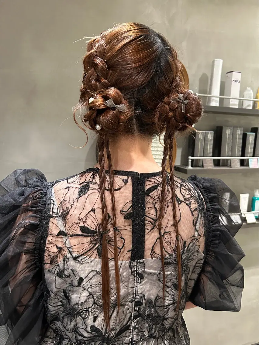 ロング ヘアアレンジ ヘアセット デザイン/アレンジ ❤︎イシイレイのヘアスタイル