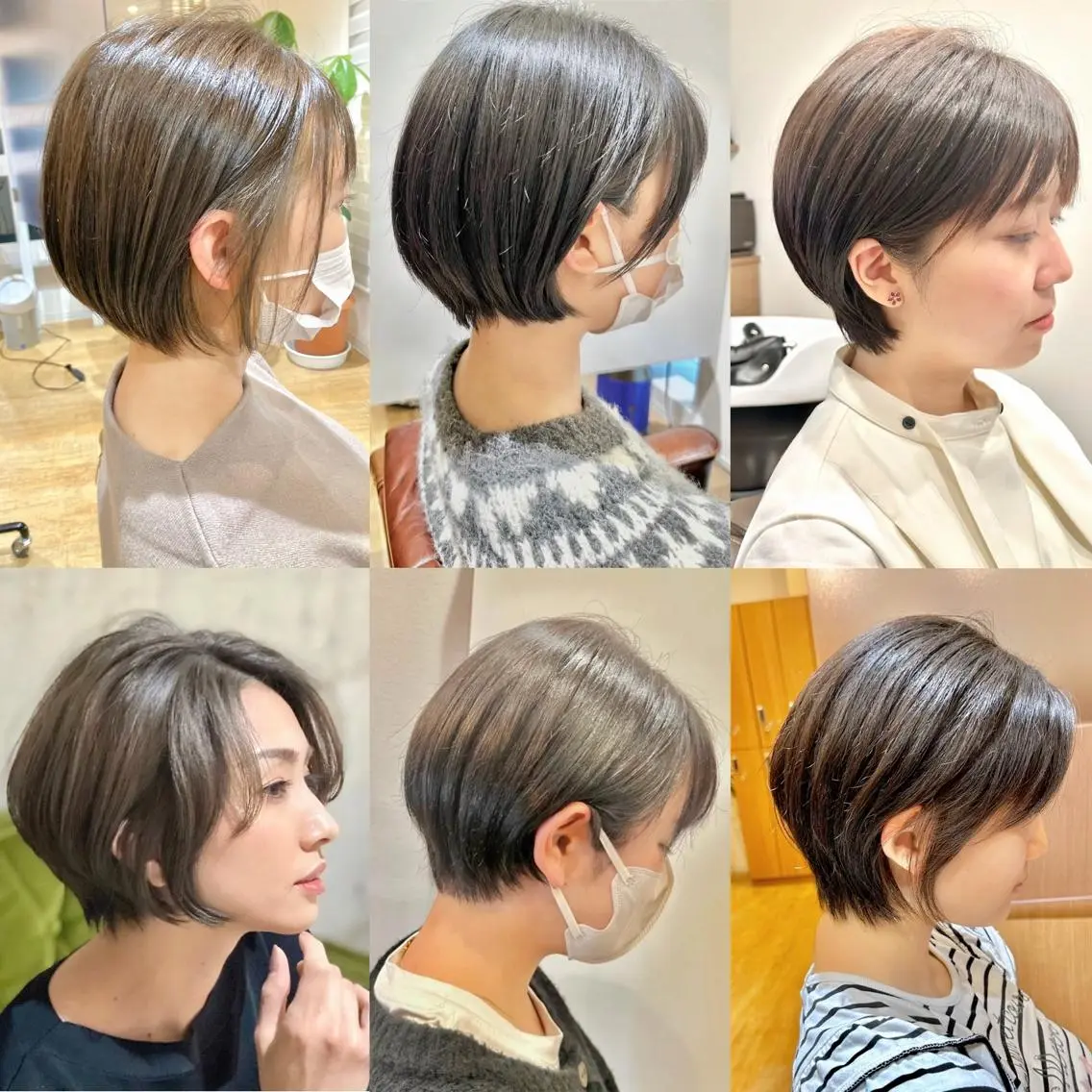 ショート カラー ショートボブ ボブ ショートヘア 前田 加奈子のヘアスタイル