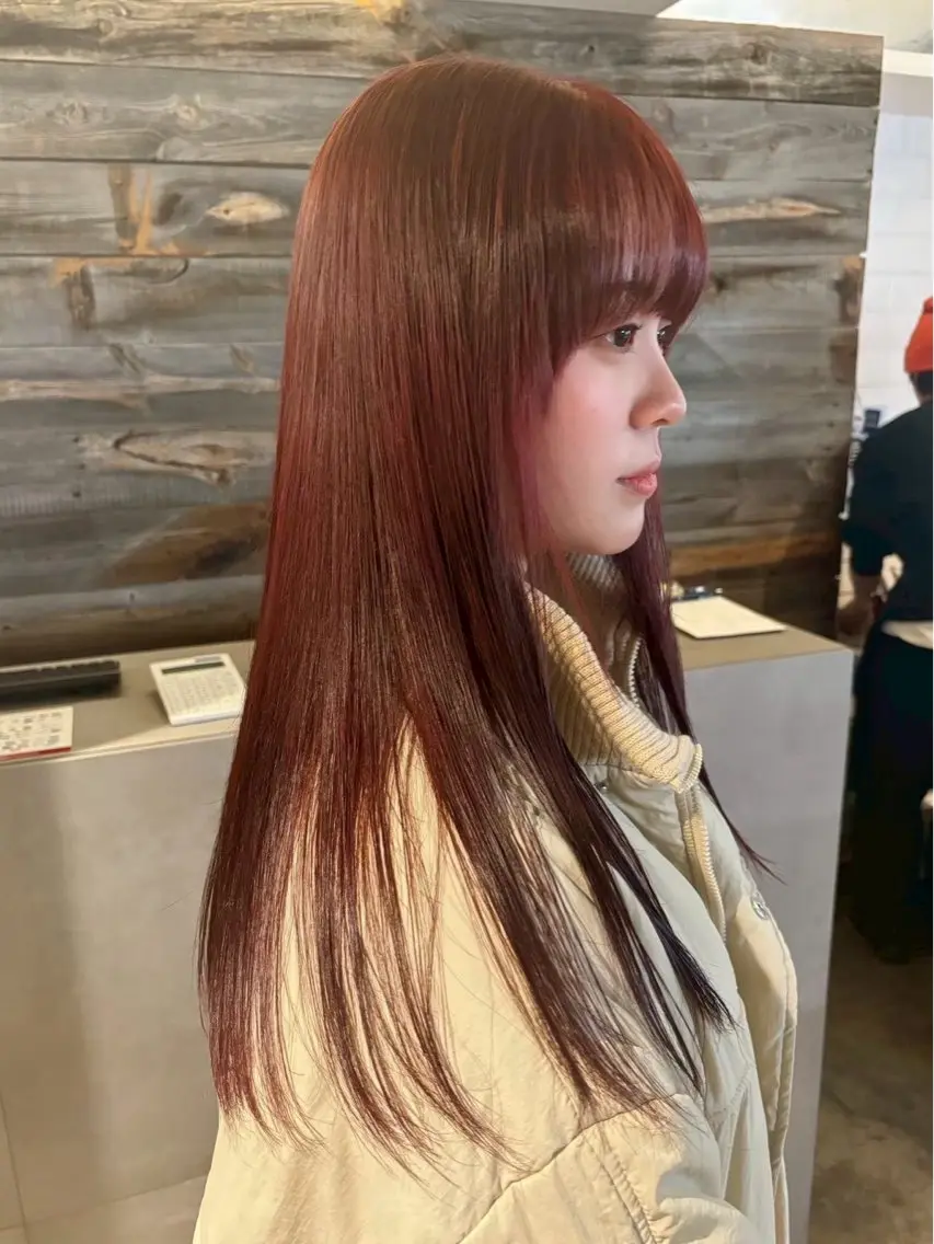 ロング カラー 透明感カラー 🦋ナチュラルカラー /ブリーチ🥀恵佑のヘアスタイル