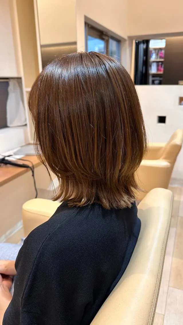 ミディアム 仲間 一貴のヘアスタイル