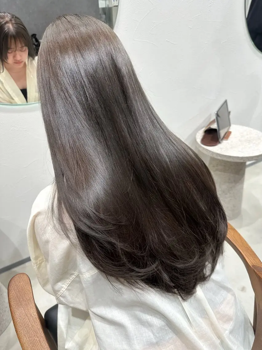 🫧✨special care✨髪質改善酸熱トリートメント+ダメージレスカラー+カット🫧の写真