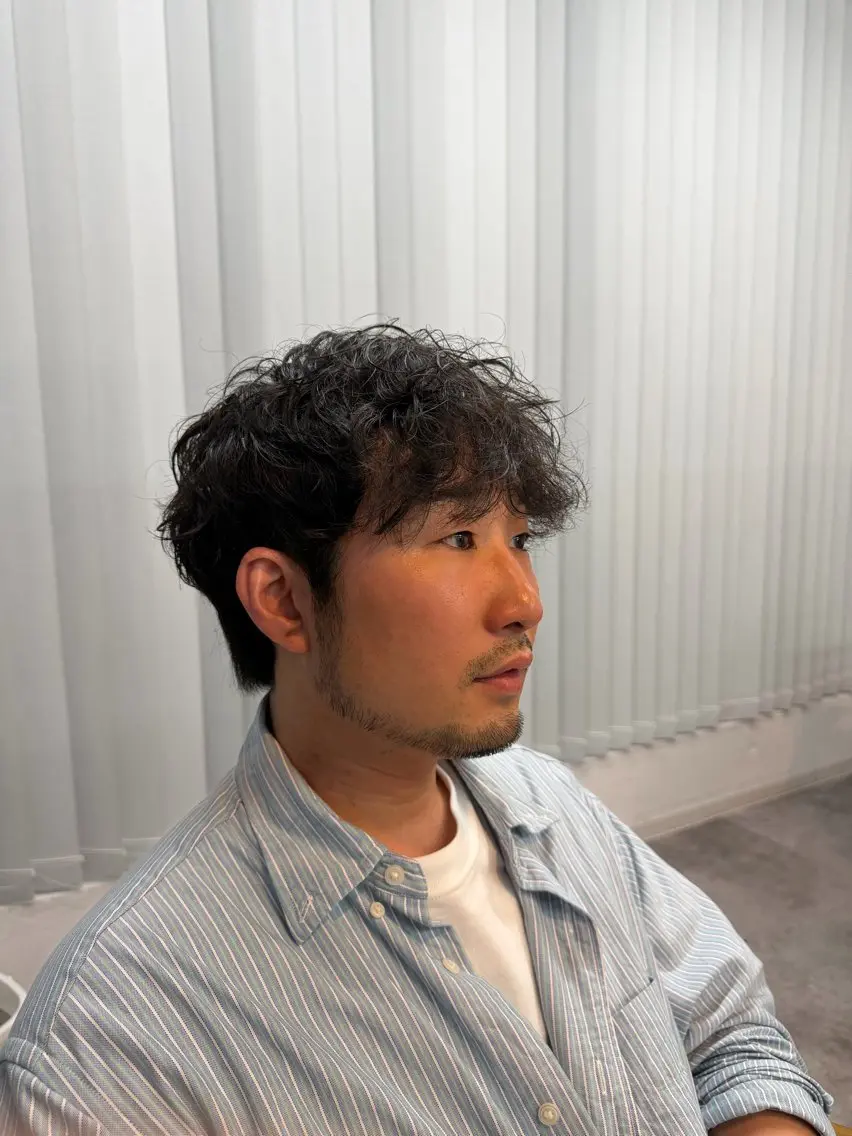 パーマ メンズ シエル岡山店 行司　圭佑のヘアスタイル