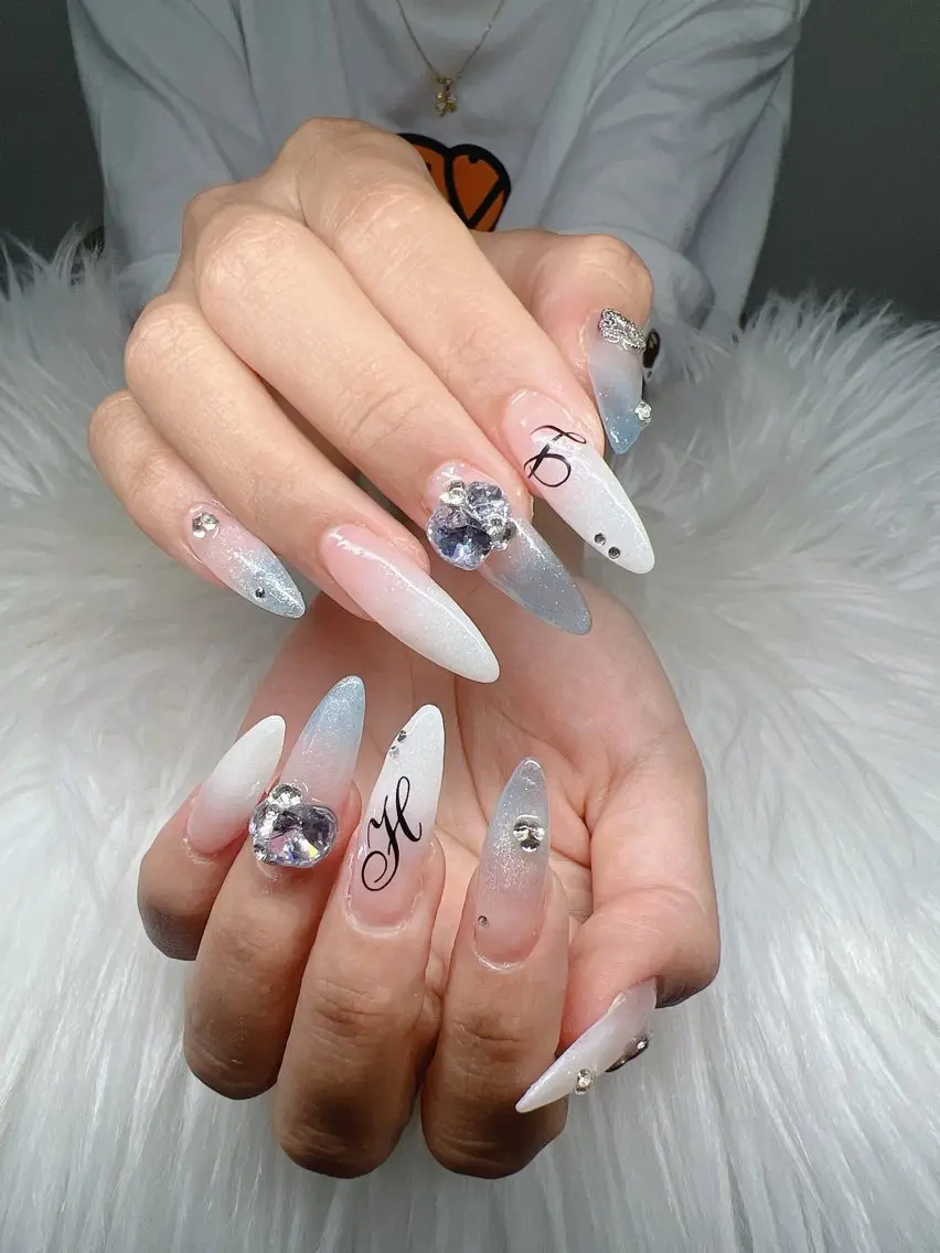 ネイル ハンドネイル Lee Nails チップ長さだし専門店のネイルデザイン