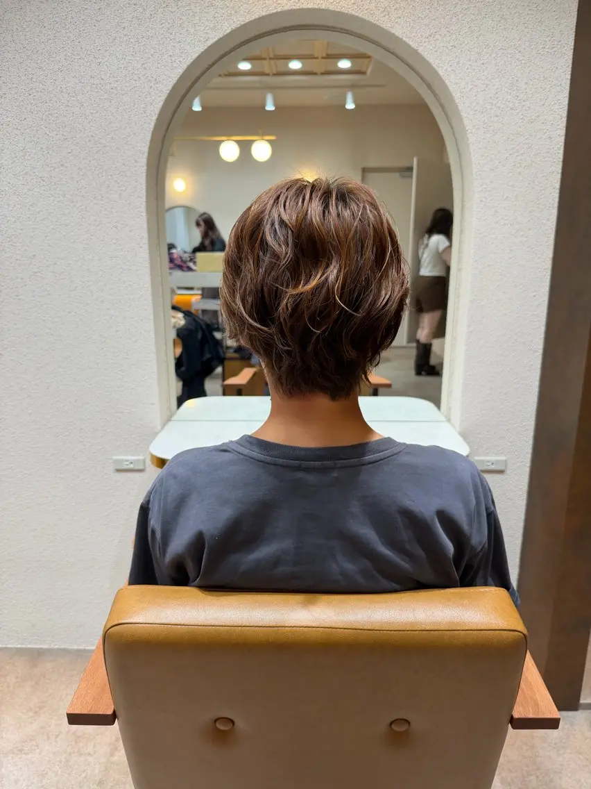 ショート カット パーマ yuka/ ヘアセットのヘアスタイル