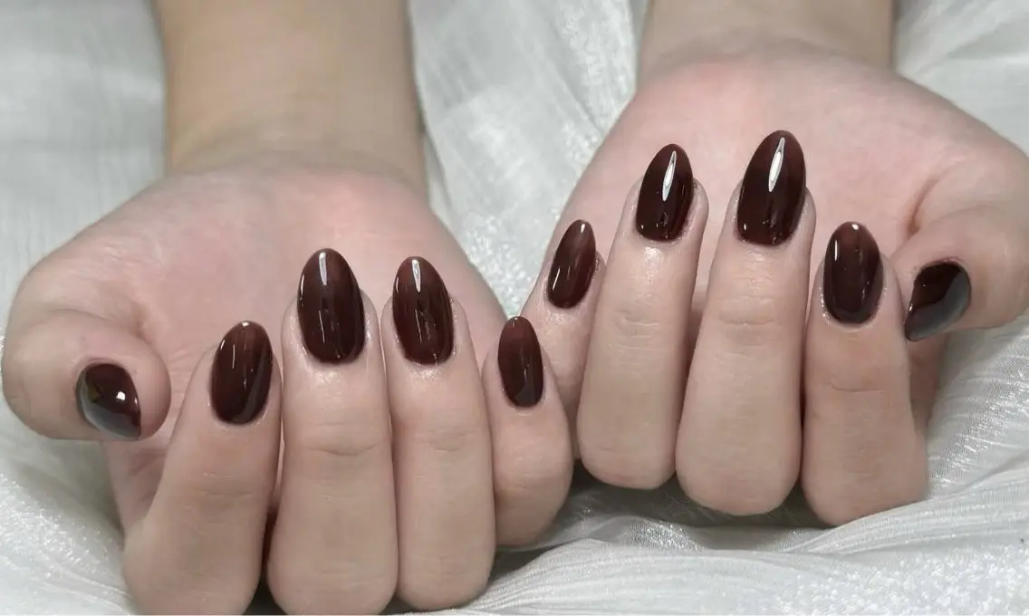 ネイル チークネイル フレンチネイル グラデーション キラキラネイル 韓国ネイル ハンドネイル Minette nailHuongのネイルデザイン