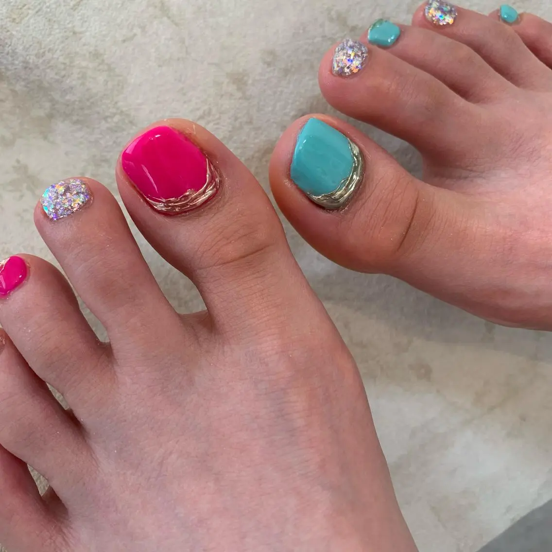 ネイル フットネイル nailsalon muguetのネイルデザイン