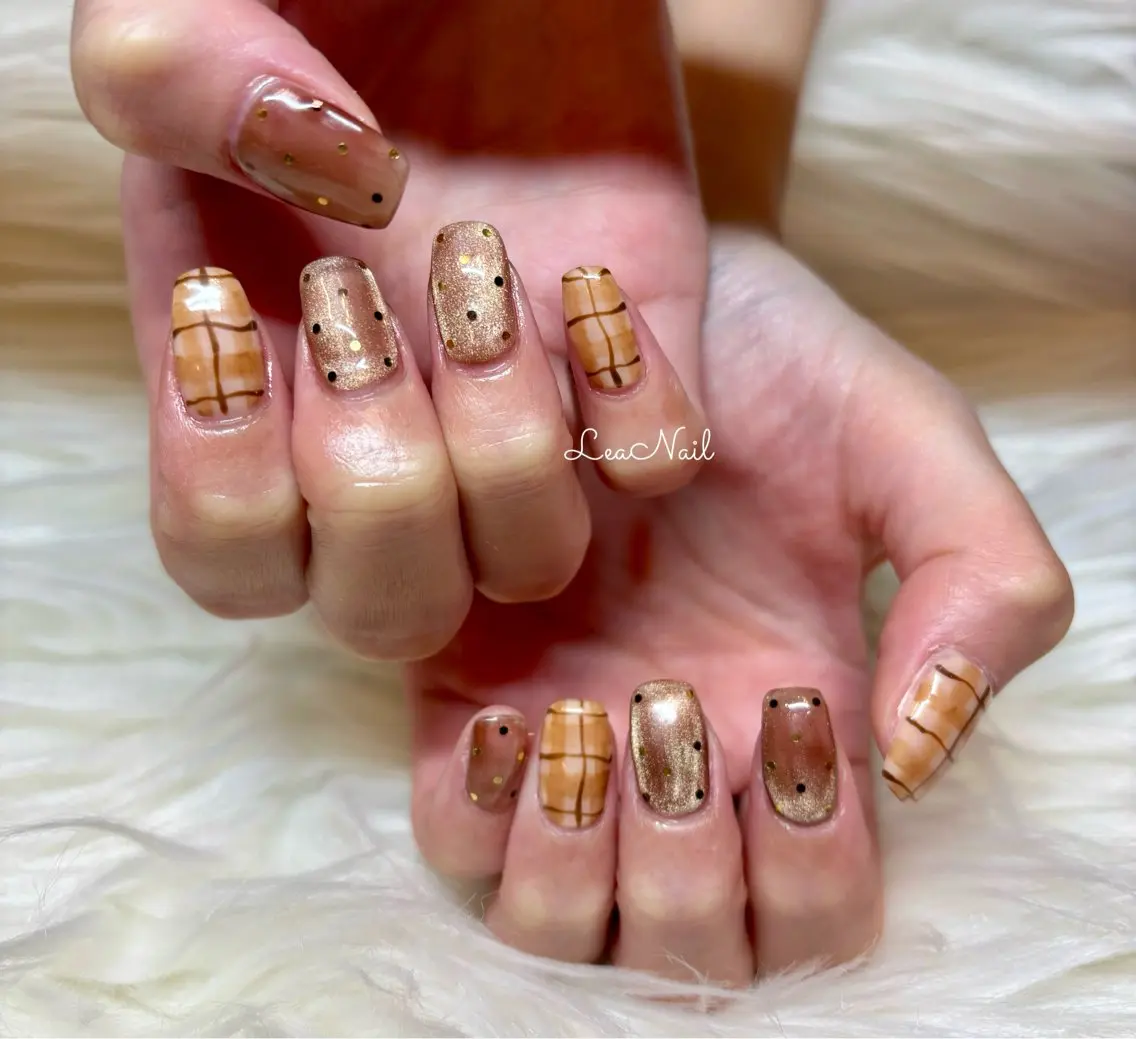 ネイル マグネットネイル 持ち込み Lea Nailのネイルデザイン