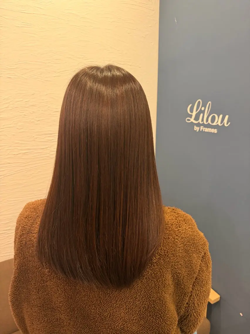 ミディアム カット ヘアカラー ꙳⸝⸝𐙚 すずき ゆな 𐙚⸝⸝꙳のヘアスタイル