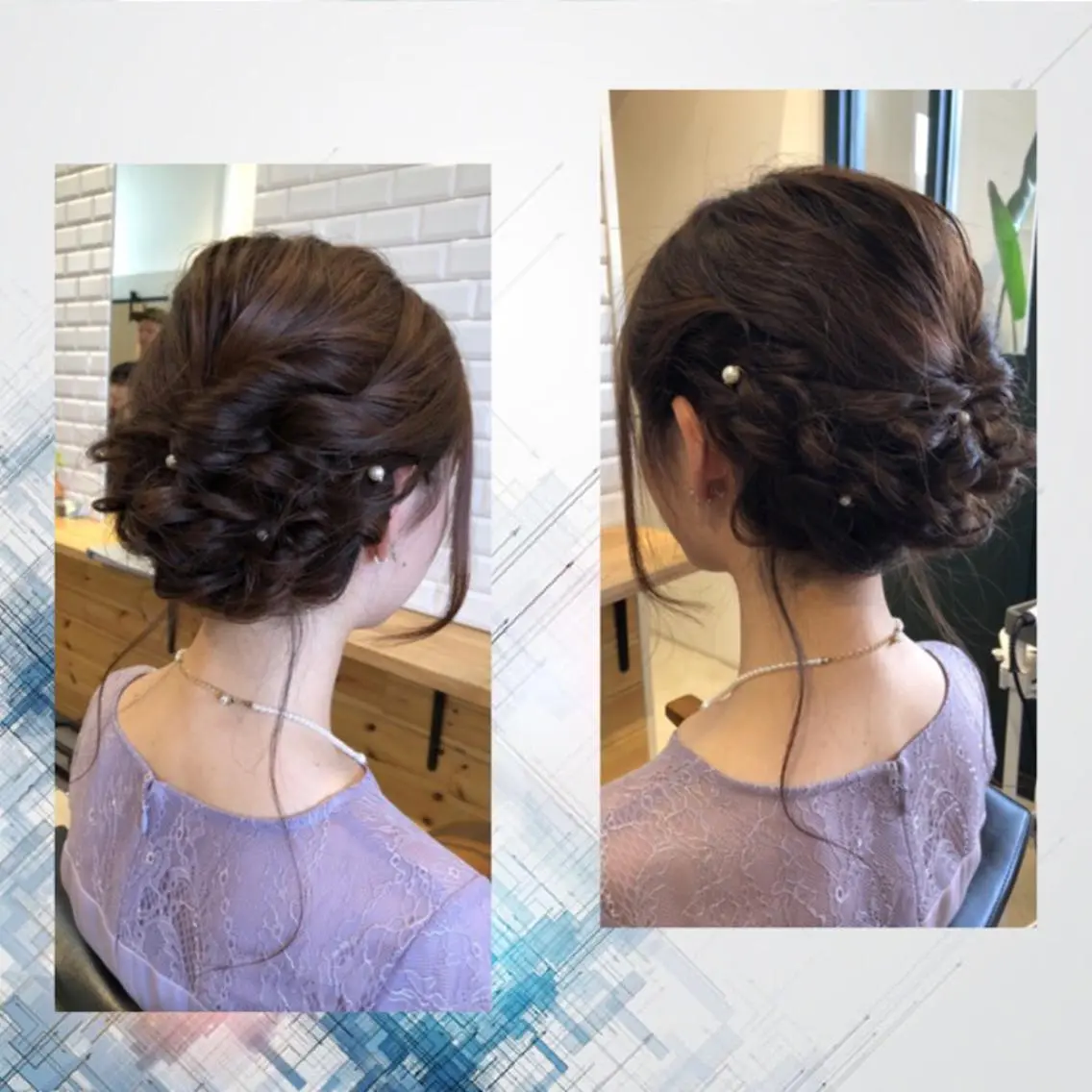 ヘアアレンジ 結婚式・ブライダル MATSU 🌟韓国🇰🇷のヘアスタイル