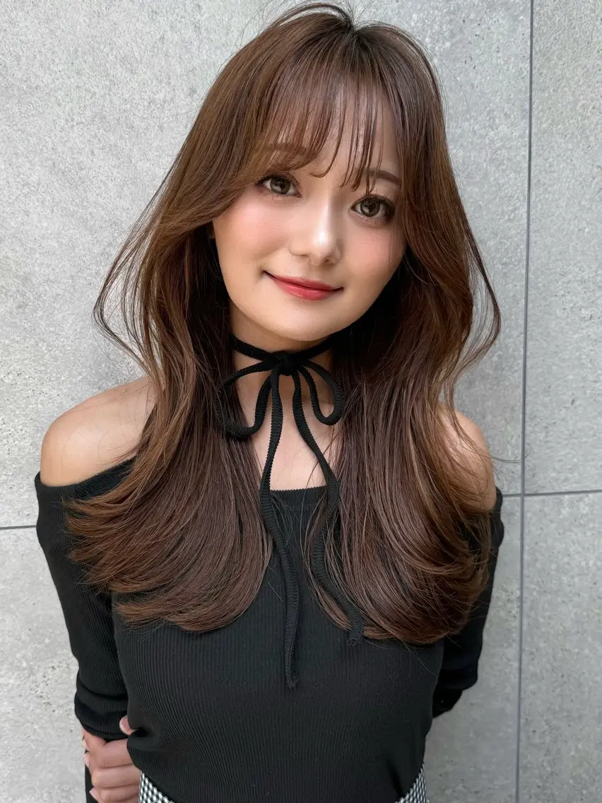カラー カット ヘアカラー トリートメント ❤️縮毛矯正❤️ 髪質改善❤️平野実花のヘアスタイル