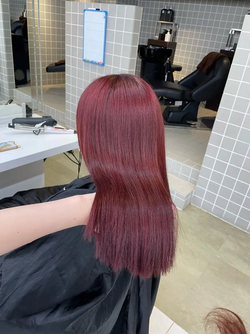 ロング カラー ヘアアレンジ ヘアカラー トリートメント ヘアセット 💗横浜美容室 💗HARUNAのヘアスタイル