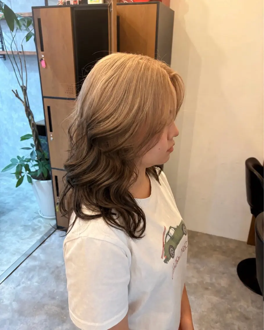 セミロング ヘアカラー トリートメント 【C'LD】 Mimoのヘアスタイル