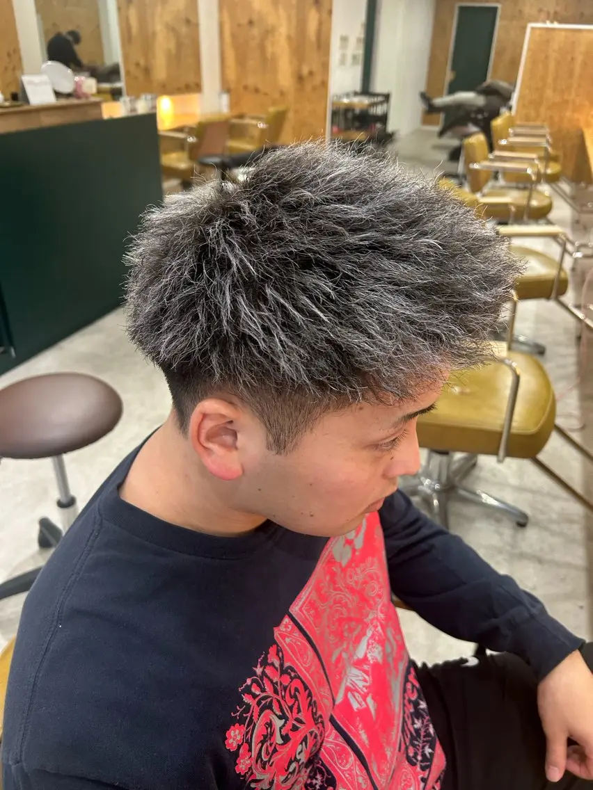 カラー パーマ メンズ カット パーマ 《海外ヘア特化》 早川 愛斗のヘアスタイル