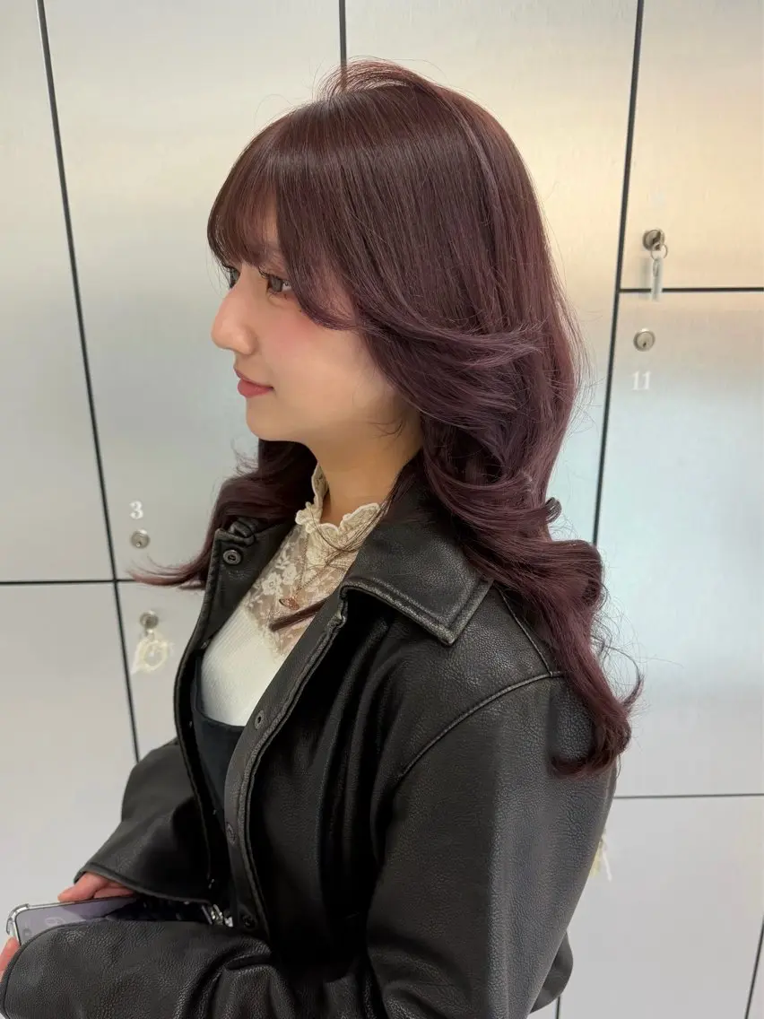 カラー カット ヘアカラー トリートメント ヘアセット Rita/髪質改善/ ブリーチなしWカラーのヘアスタイル