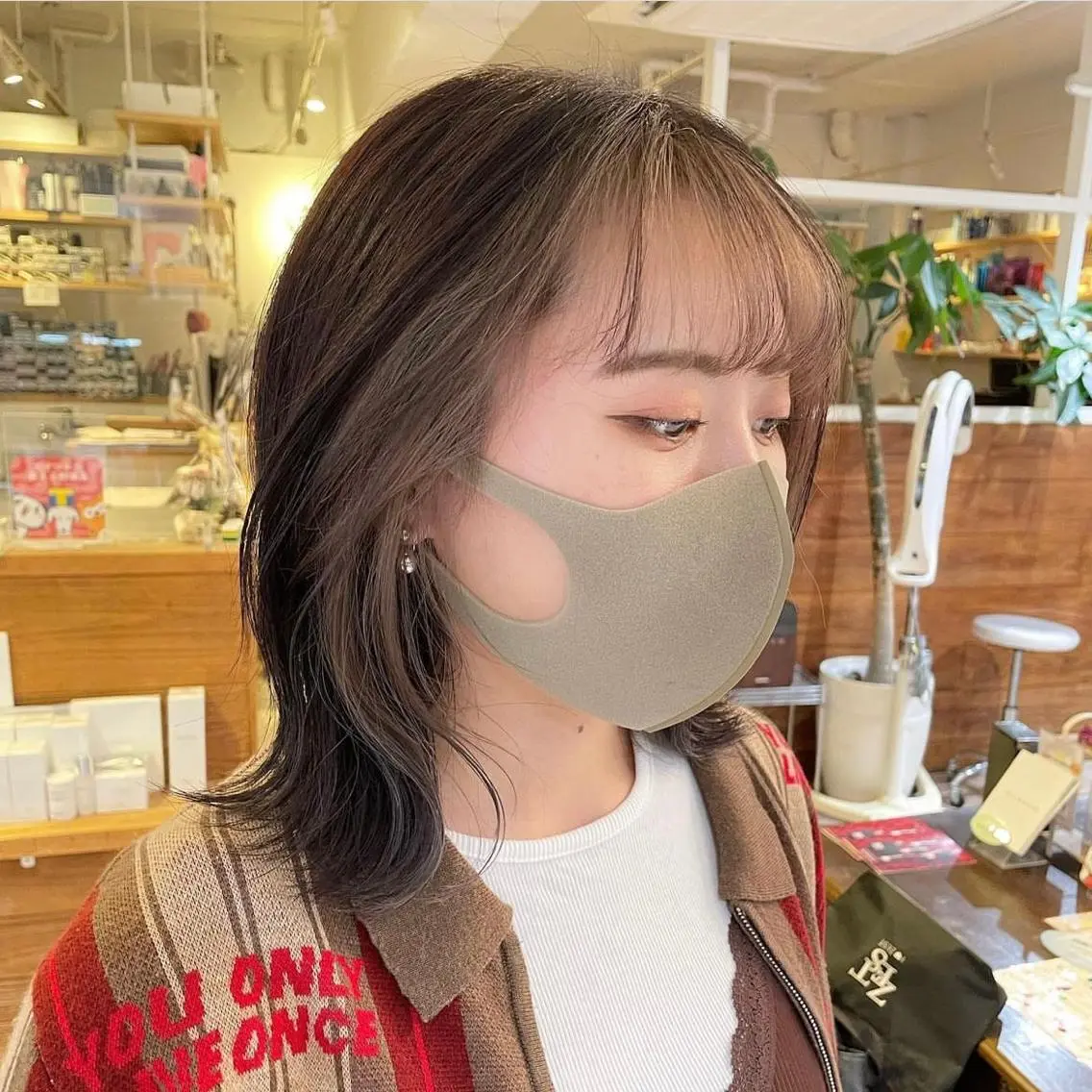 ショート カラー ヘアアレンジ ミストバング ブリーチ ケアブリーチ ダブルカラー  フェイスフレーミング 𝙎𝙚𝙞𝙧𝙖 ☆カット/パーマのヘアスタイル