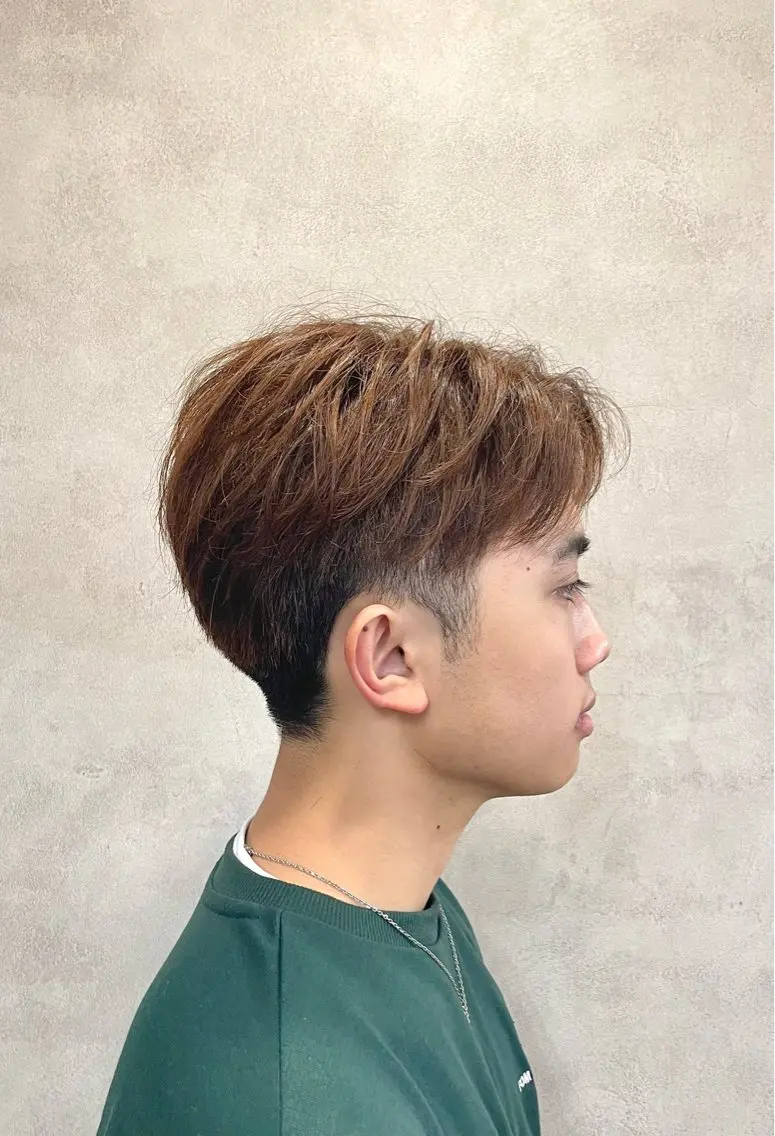 ショート カラー メンズ マッシュ 清潔感×束感ヘア🔥 メンズ専門篠原のヘアスタイル