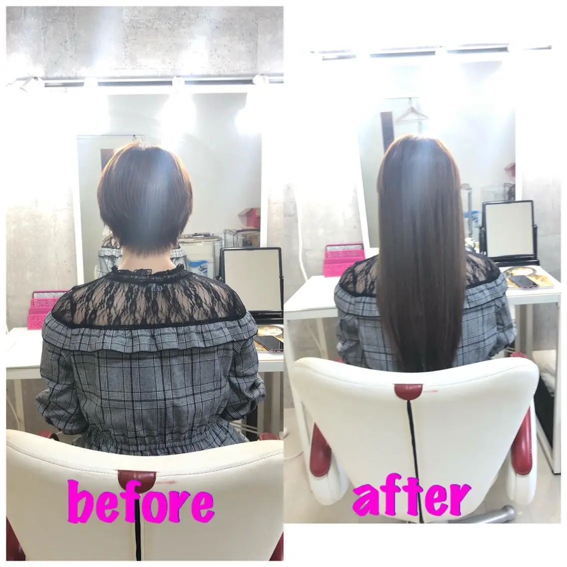 ロング エクステ 🌸ドレスアップ 心斎橋店🌸のヘアスタイル