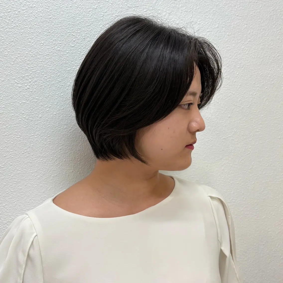 【シルエットが美しい😍】ショートカット✂️+ Aujuaクイックトリートメント🫧 + 超音波アイロン付きの写真
