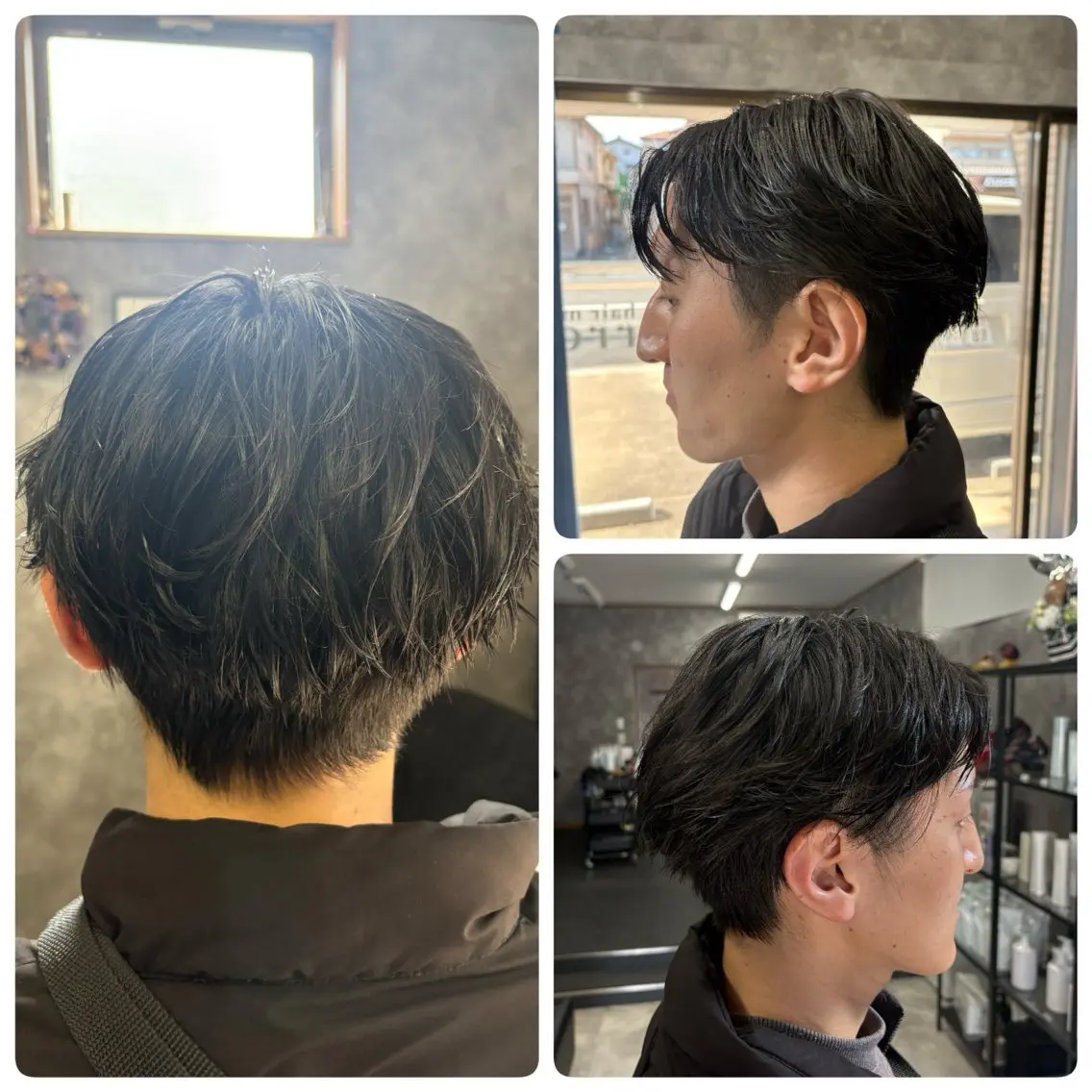 パーマ メンズ フェザーパーマ メンズパーマ カット パーマ ヘアーメイクマロン ヘアーメイクマロンのヘアスタイル