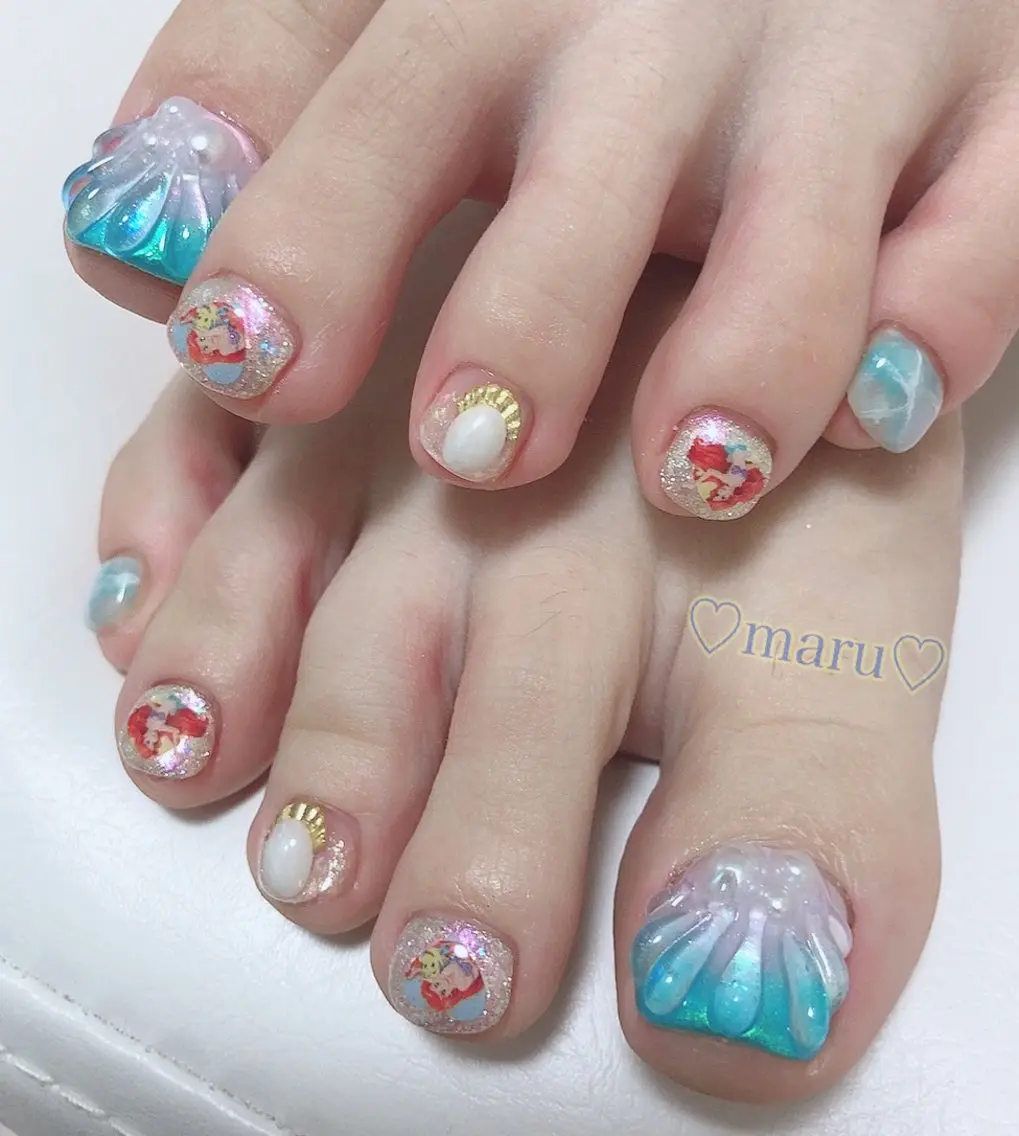 ネイル 持ち込み ハンドネイル フットネイル まるみ♡7/1〜値上 げ致します(>_<)のその他イメージ