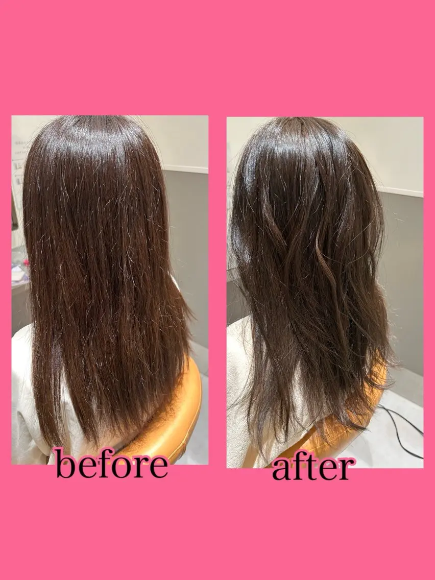 ロング カラー 大久保 陽子のヘアスタイル