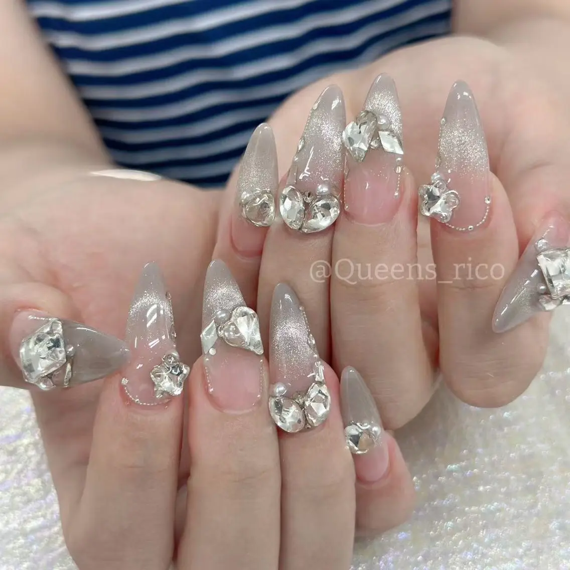ネイル ハンドネイル Queen's ゆなのネイルデザイン