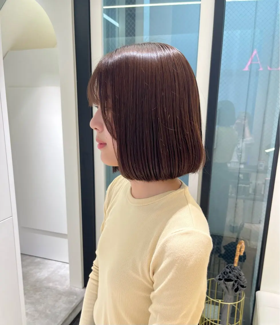 ミディアム カラー ヘアカラー ParveMix / 山本 玲南🫧🪽のヘアスタイル