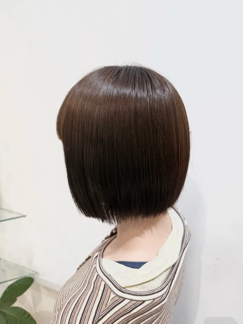 平日限定9:30~➰🤎レディースカット【ボブカット限定⭐️】➕Aujua1stepトリートメント🤎➰の写真
