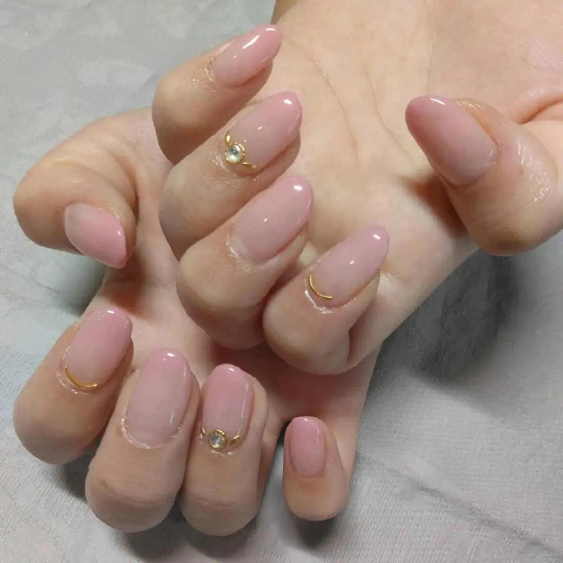 ネイル グラデーション ワンカラーネイル lylynail YUUKAのネイルデザイン