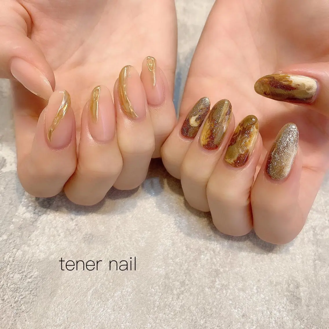ネイル ニュアンスネイル テネルネイル tener nailのネイルデザイン