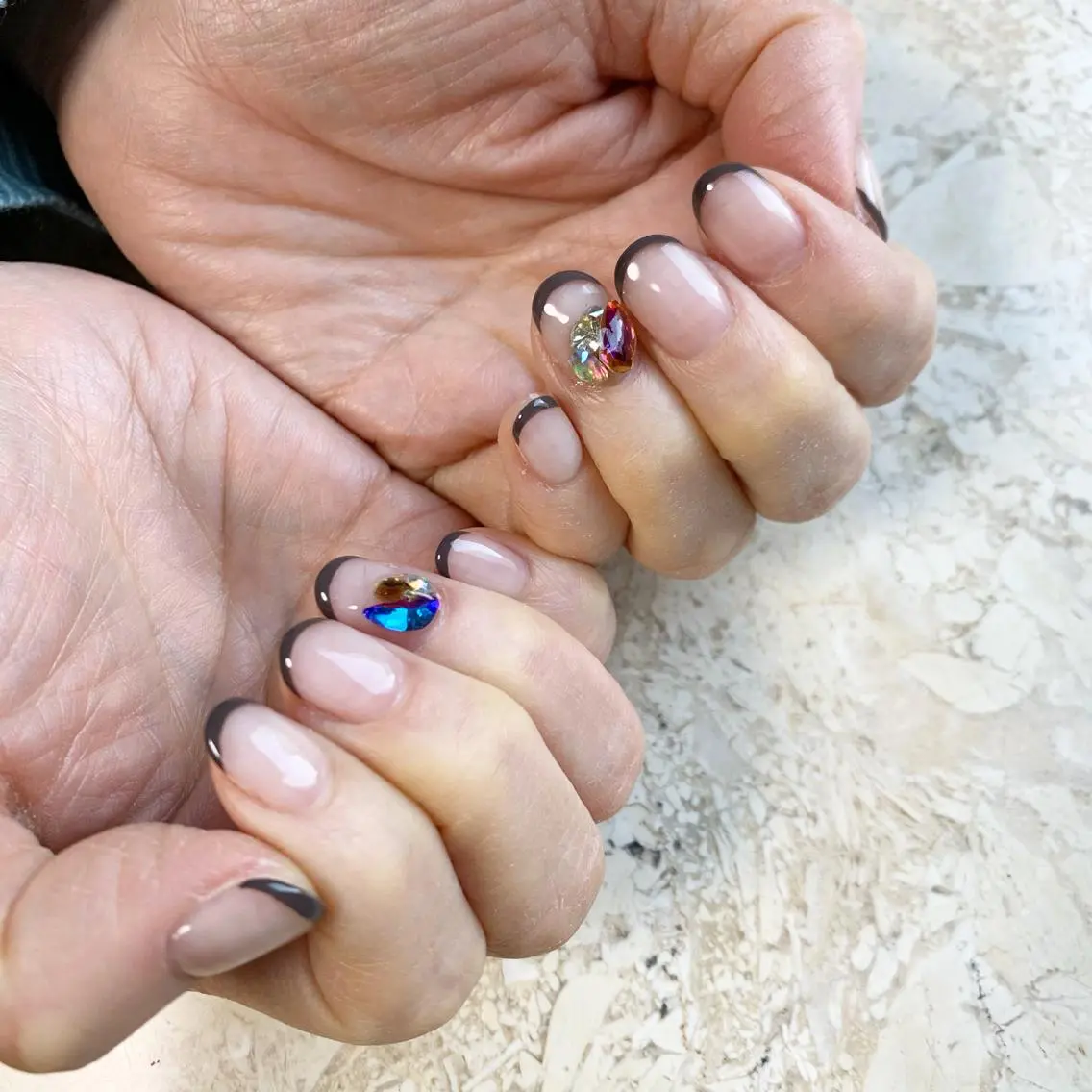 ネイル フレンチネイル ハンドネイル nail salon mieux(ミュー)のマツエク・マツパデザイン