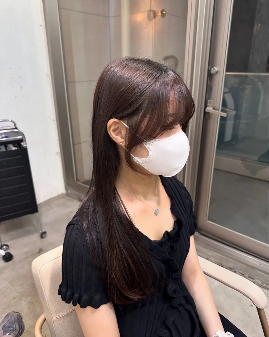ロング 顔周りカット カット ❄️高野 杏介❄️ツヤ髪得意！のヘアスタイル