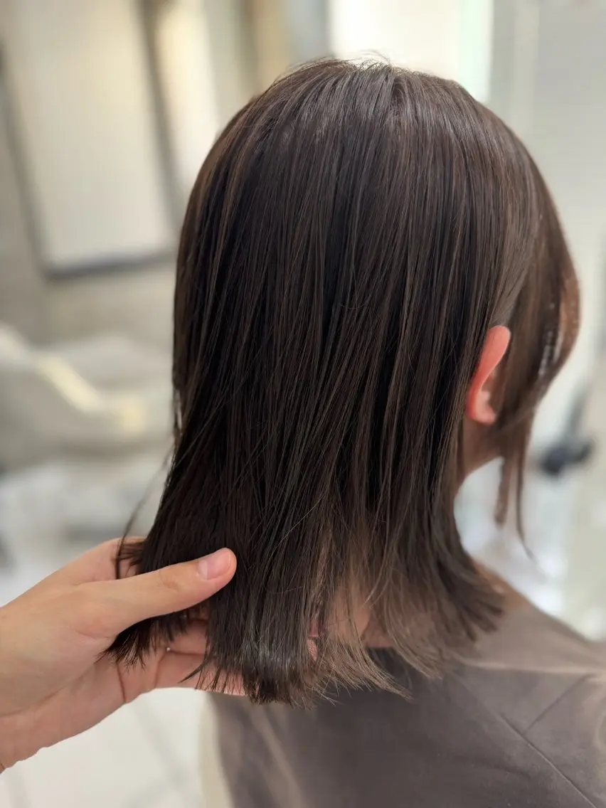 ミディアム ému表参道／ 瑳玖のヘアスタイル