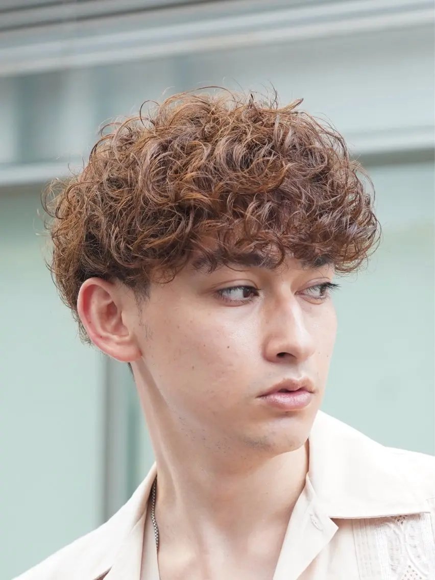カラー メンズ メンズパーマ ヘアカラー fifth 新谷 柚樹のヘアスタイル