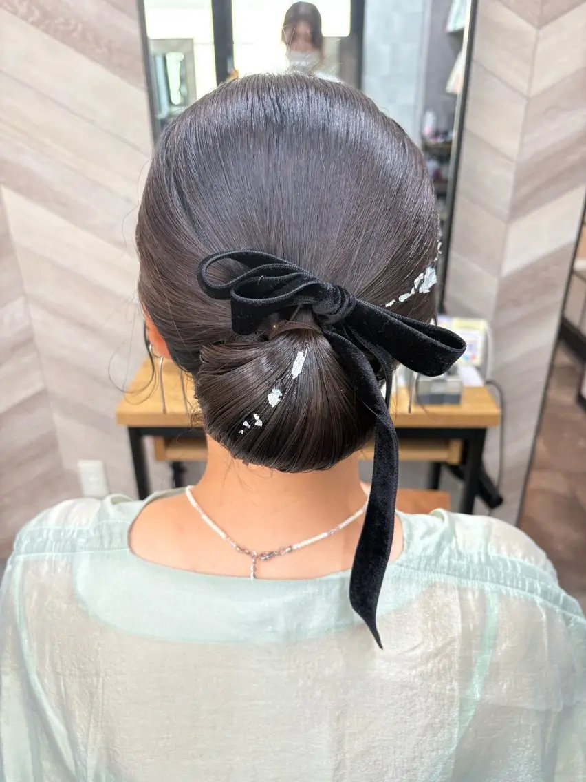 ミディアム ヘアアレンジ ヘアセット SHANTi 飯塚 ヘアセット/髪質改善のヘアスタイル