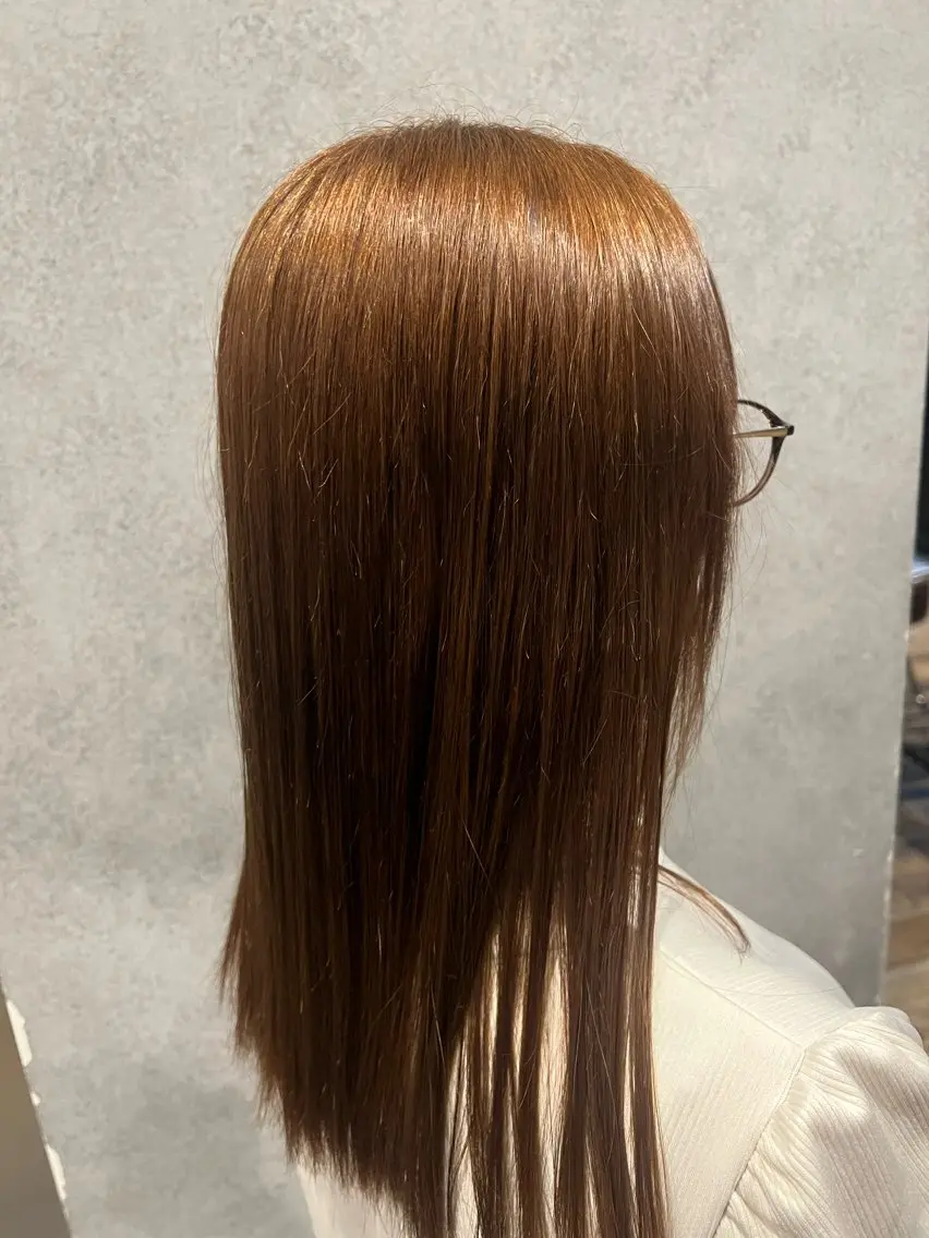 セミロング 🎀ボブ特化🎀透明 カラー/艶髪あやなのヘアスタイル
