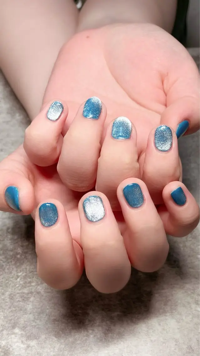 ネイル マグネットネイル ハンドネイル ハンドケア shino🌟 痛ネイルのネイルデザイン