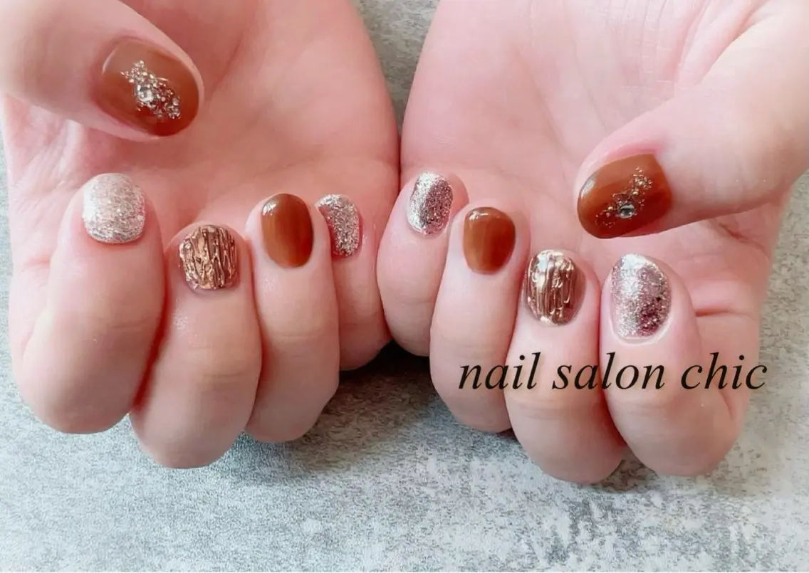 ネイル ハンドネイル nail salon chicのネイルデザイン