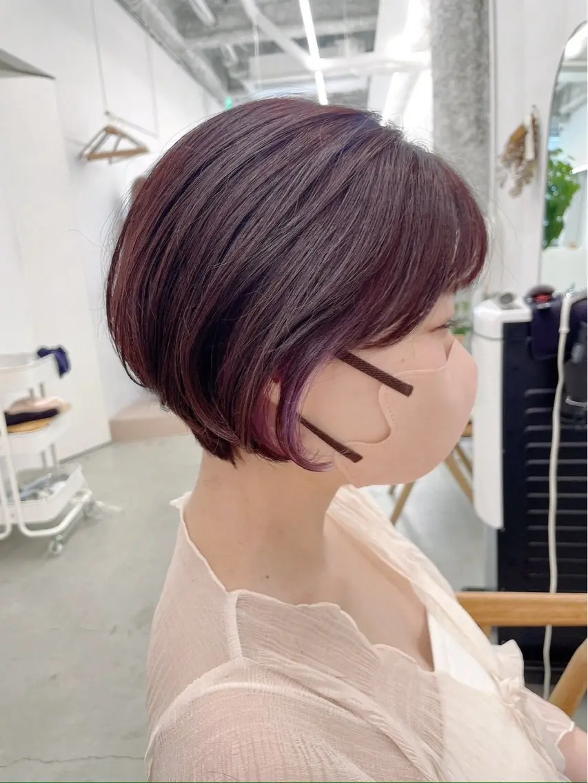 ショート カラー カラーモデル募集中 ✨hinahaのヘアスタイル