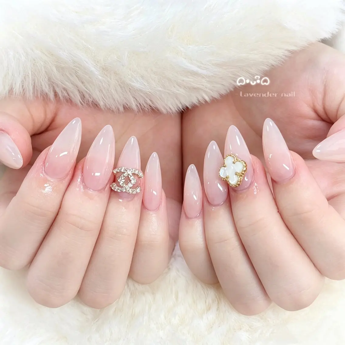 ネイル ハンドネイル Lavender nail·中島公園のネイルデザイン
