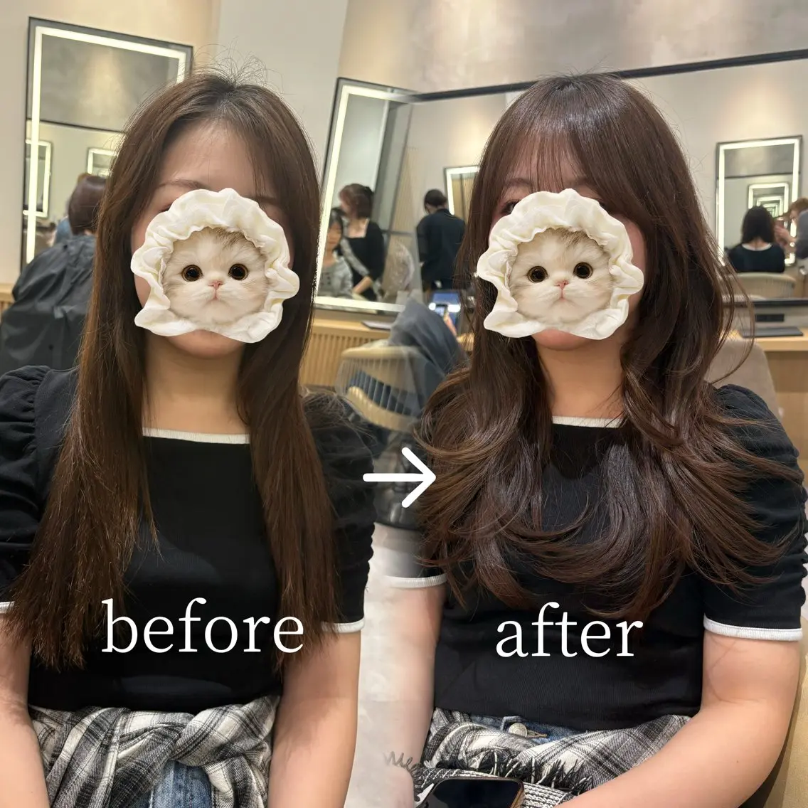 ロング カラー レイヤー🍀ボブ 浦和🍓YUIのヘアスタイル